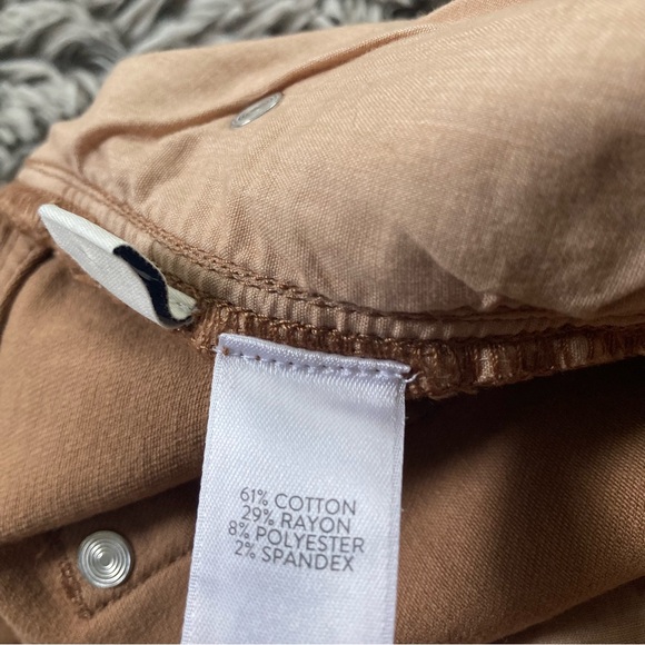 J. Jill-12p- Denim Slim Ankle Pants in Tan Cotton Rayon Blend - Picture 7 of 7